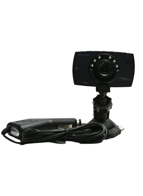 1080p HD Car Dash Dual lens Camera Video Recorder DVR with 170 Degree Wide Angle 4-led night Vision, Motion Detection G Sensor