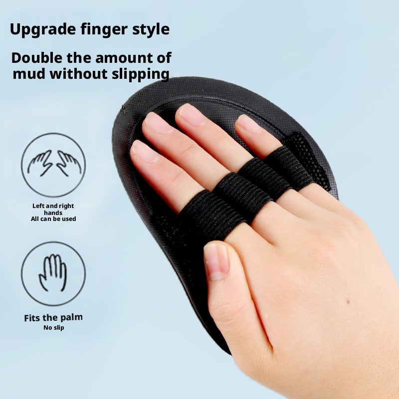 Rubber Scrub Mitt for Bathing - Image 3