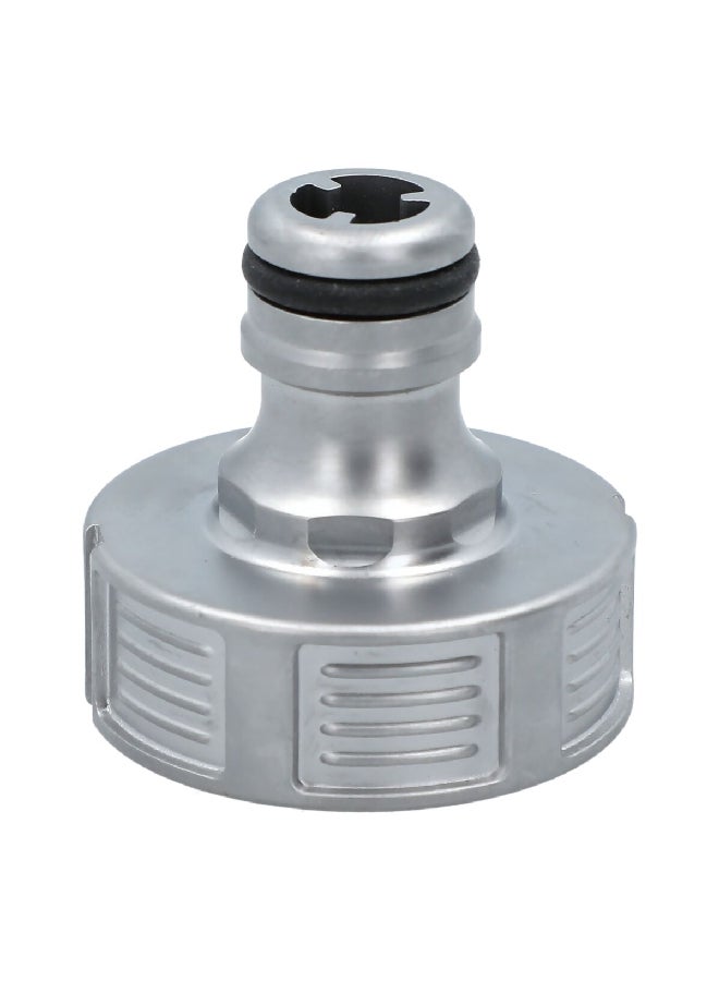 غاردينا موصل حنفية فاخر مقاوم للتجمد مصنوع من المعدن وباللون الفضي وبقطر 1/2 إنش - Image 1