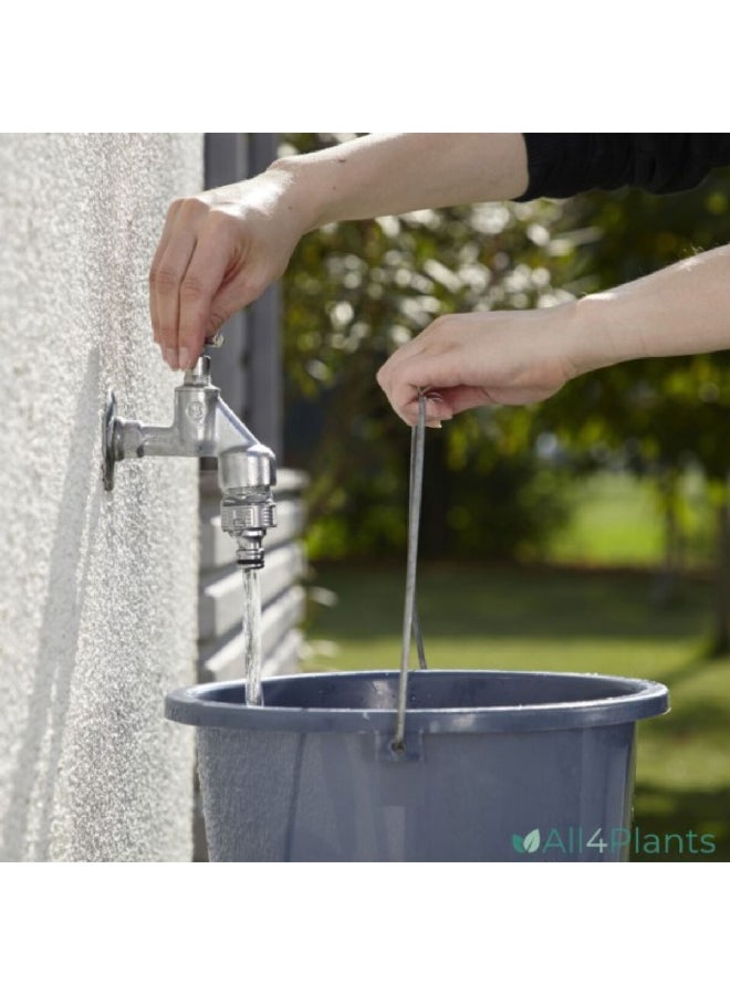 غاردينا موصل حنفية فاخر مقاوم للتجمد مصنوع من المعدن وباللون الفضي وبقطر 1/2 إنش - Image 3