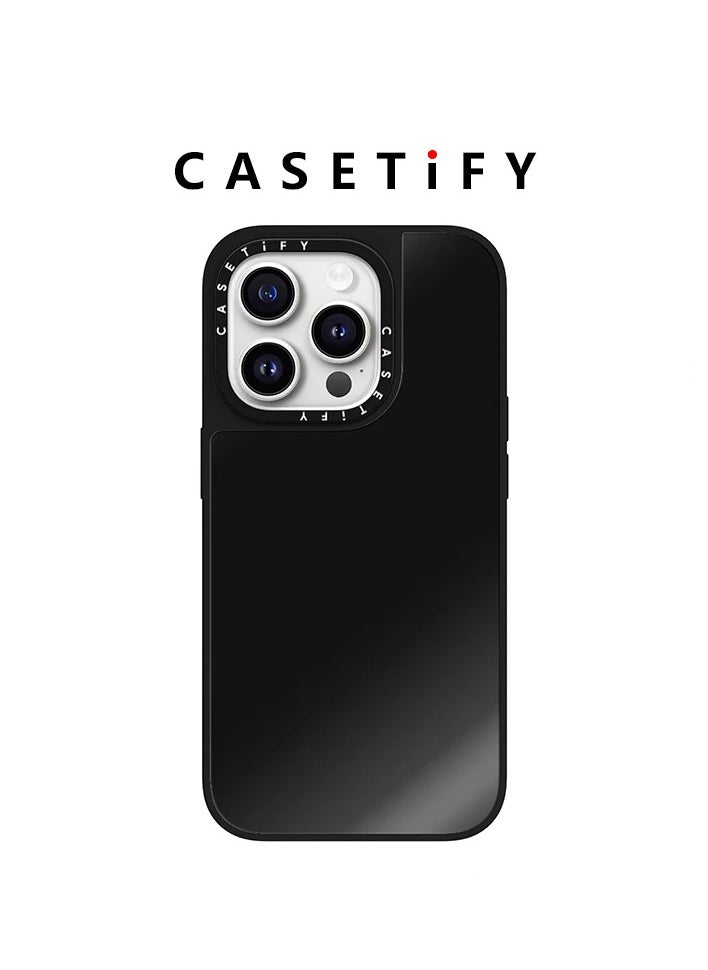 Casetify - Mirror Case for iPhone 14 Pro Max/15 Pro Max/16 Pro Max Reflective Compatible with Magsafe Black On Black - Image 1