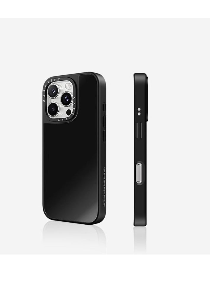 Casetify - Mirror Case for iPhone 14 Pro Max/15 Pro Max/16 Pro Max Reflective Compatible with Magsafe Black On Black - Image 1