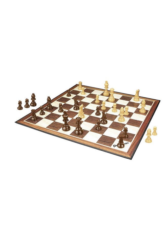 Pressman Family Classics Chess by Pressman - with Folding Board and Full Size Chess Pieces  - Image 4