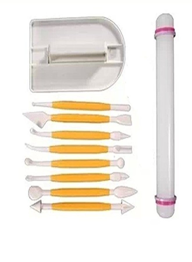 HPK Rolling Pin & Cake Decoration Sculpting Designing Tools - Image 2