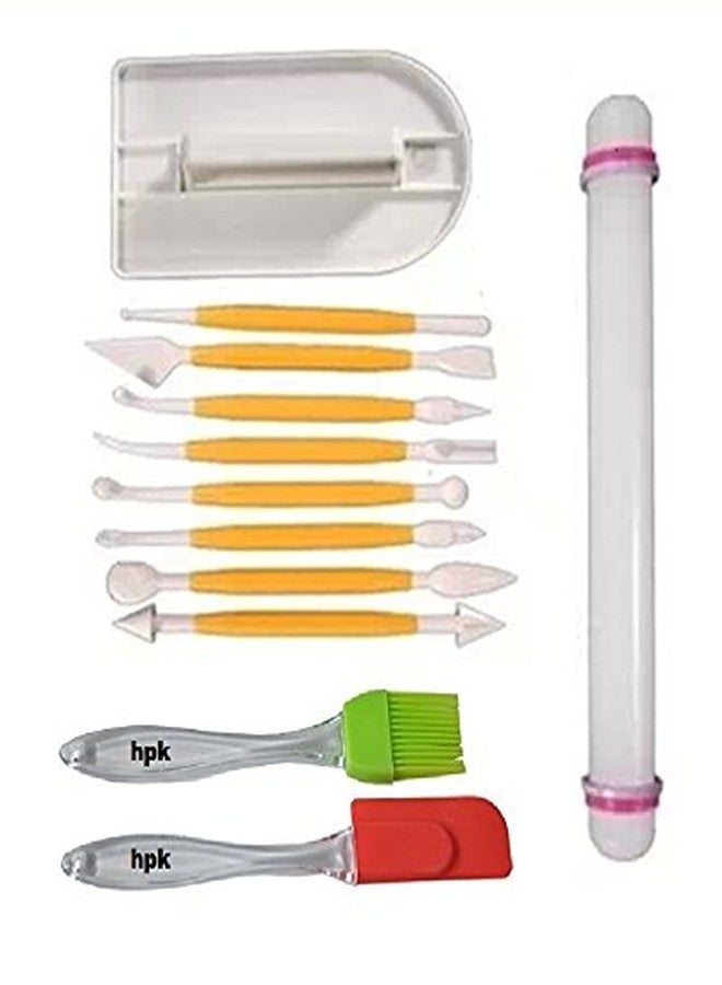 HPK Rolling Pin & Cake Decoration Sculpting Designing Tools - Image 1