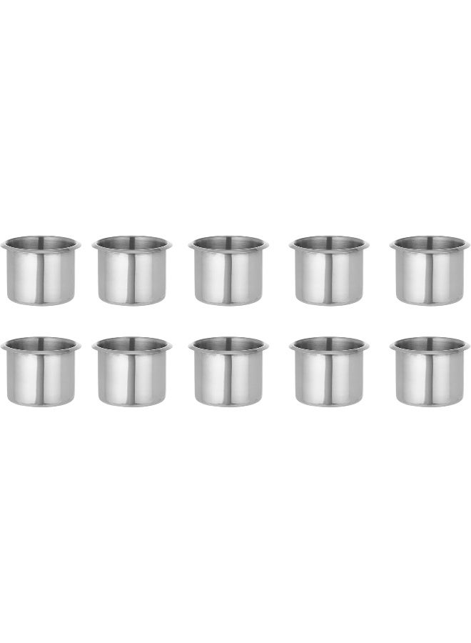Brybelly Lot of 10 Brybelly Drop-In Stainless Steel Cup Holder - Image 1