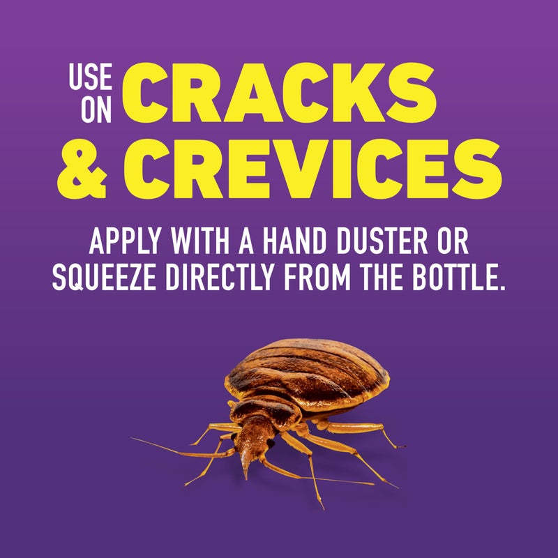 Ortho Home Defense Max Bed Bug & Flea Killer Powder, 12 oz. â€“ Apply to Cracks and Crevices for Up to 8 Months of Control - Image 3