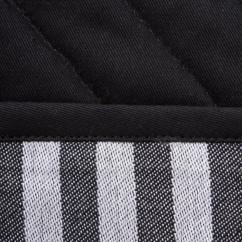 DII DII Cotton Heat Resistant Kitchen Pot Holders Set Set of 28x85 Farmhouse Chic Geometric Design Heat Resistant and Machine Washable for Every Home Kitchen  Stripe  - Image 3