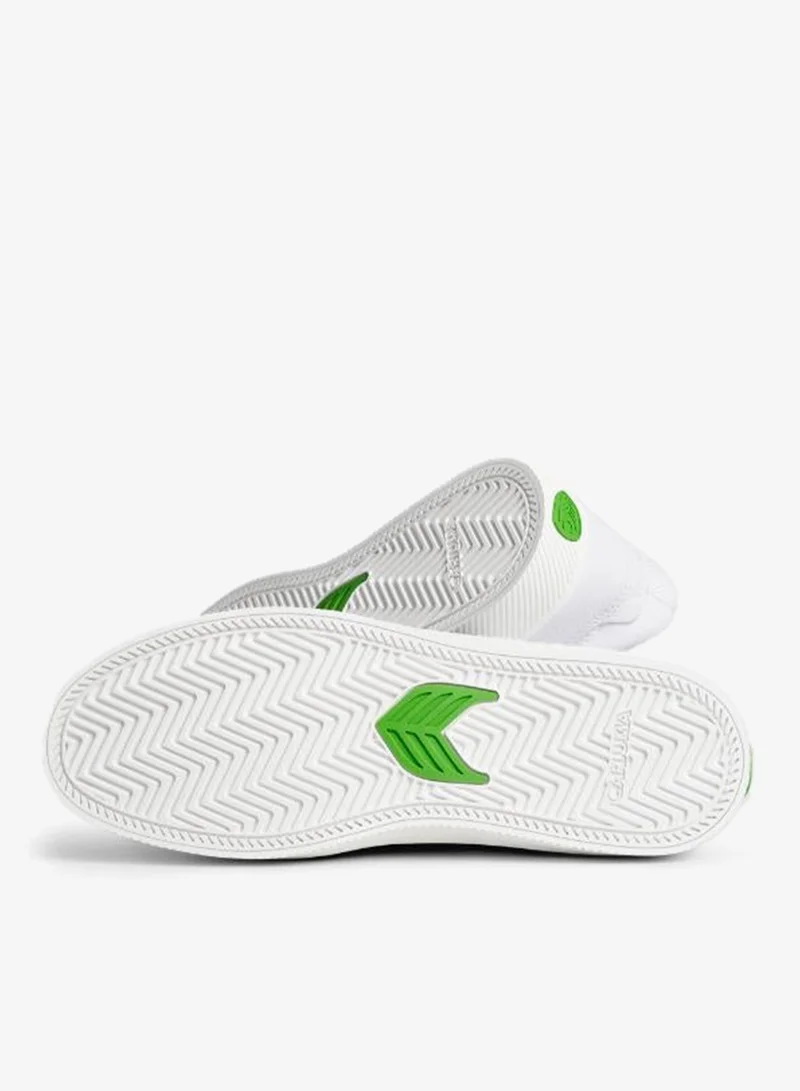 Cariuma  VALLELY White Leather Ice Logo  | Best Price UAE