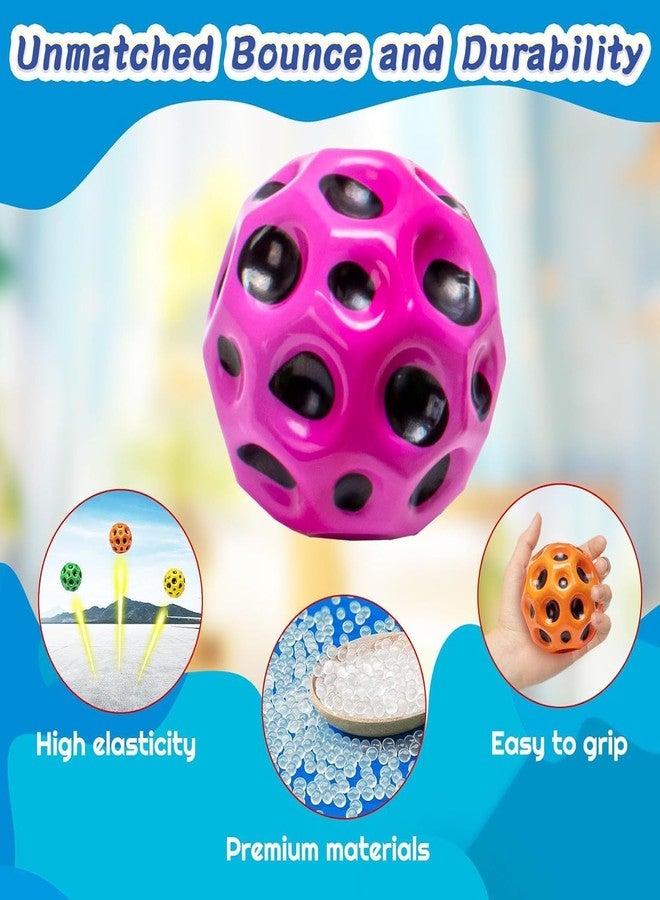 FROWWY Super High Bouncing Space Ball - Multicolor Rubber Softballs for Kids, Adults, and Sports Training | Indoor & Outdoor Play | Pack of 2 - Image 5