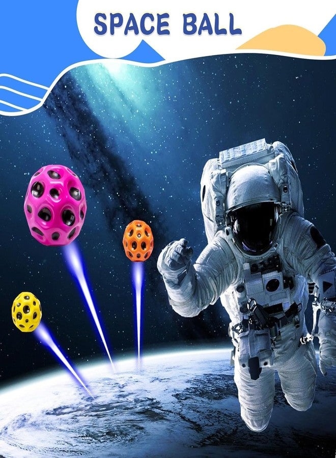 FROWWY Super High Bouncing Space Ball - Multicolor Rubber Softballs for Kids, Adults, and Sports Training | Indoor & Outdoor Play | Pack of 2 - Image 4