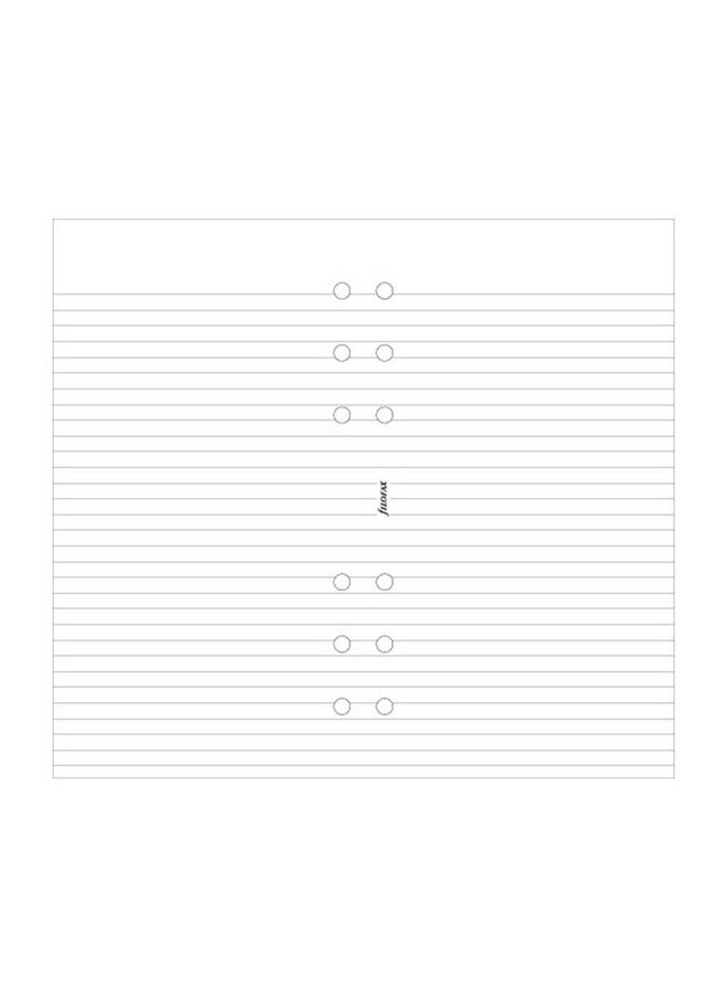 FILOFAX Filofax Ruled White (100 Pack) (B133047)  - Image 1