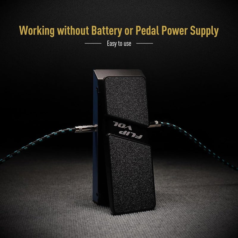 SONICAKE Volume Expression Pedal, Expression EXP & Passive Volume 2 in 1 Combo Guitar Effects Pedal, Full-size Pedal - FlipVol - Image 4