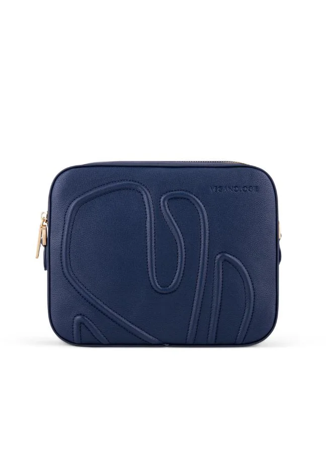 فيجانولوجي Maze Crossbody Bag in Blue Made from 11 Recycled Bottles