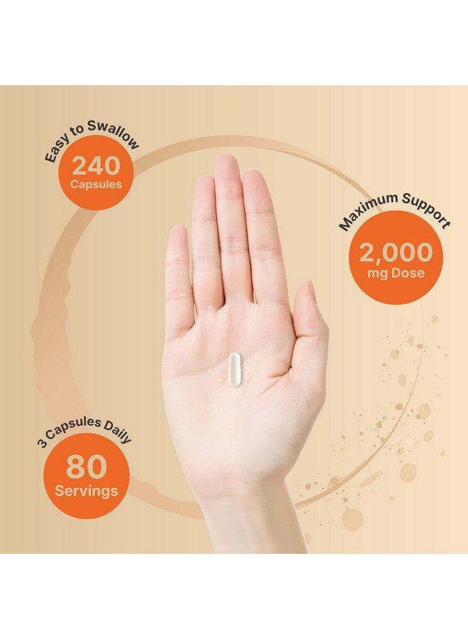 NatureBell Liposomal Vitamin C 2,000mg Per Serving, 240 Capsules | High Absorption Fat-Soluble Vitamins - Immune Support - Collagen Booster - Antioxidant Supplement - Non-GMO - Image 4