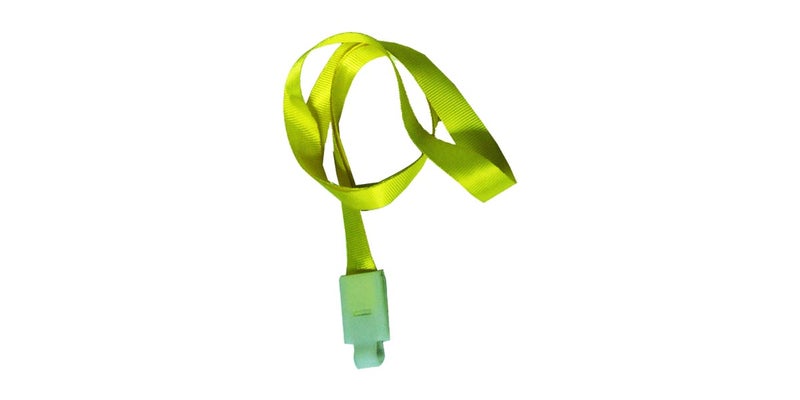 Simba Name Card Wide multicolor fabric lanyard + plastic clip
