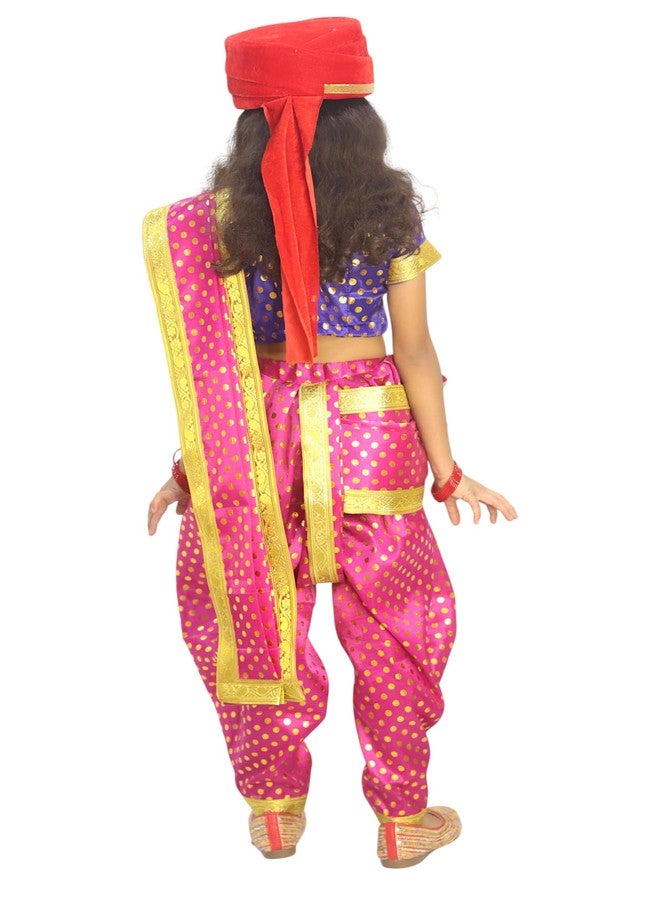 TWINKLE TOTS Rani Lakxmi Bai Dress for Girls Kids Costume With Complete Accessories Jhansi Ki Rani Costume - Image 2