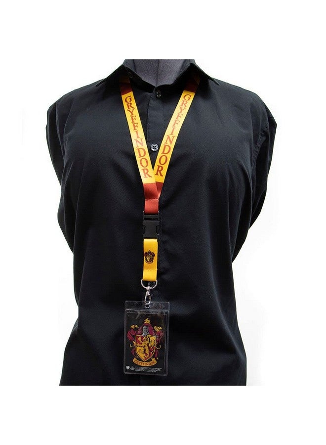 أتا-بوي حبل هاري بوتر جريفندور كريست ذو الوجهين مع مشبك منفصل وحامل لبطاقة الهوية - Image 2