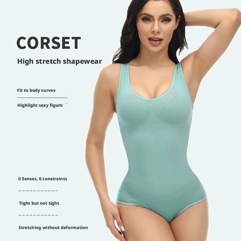 Seamless Shapewear Bodysuit Tummy Control Waist Trainer - Image 2