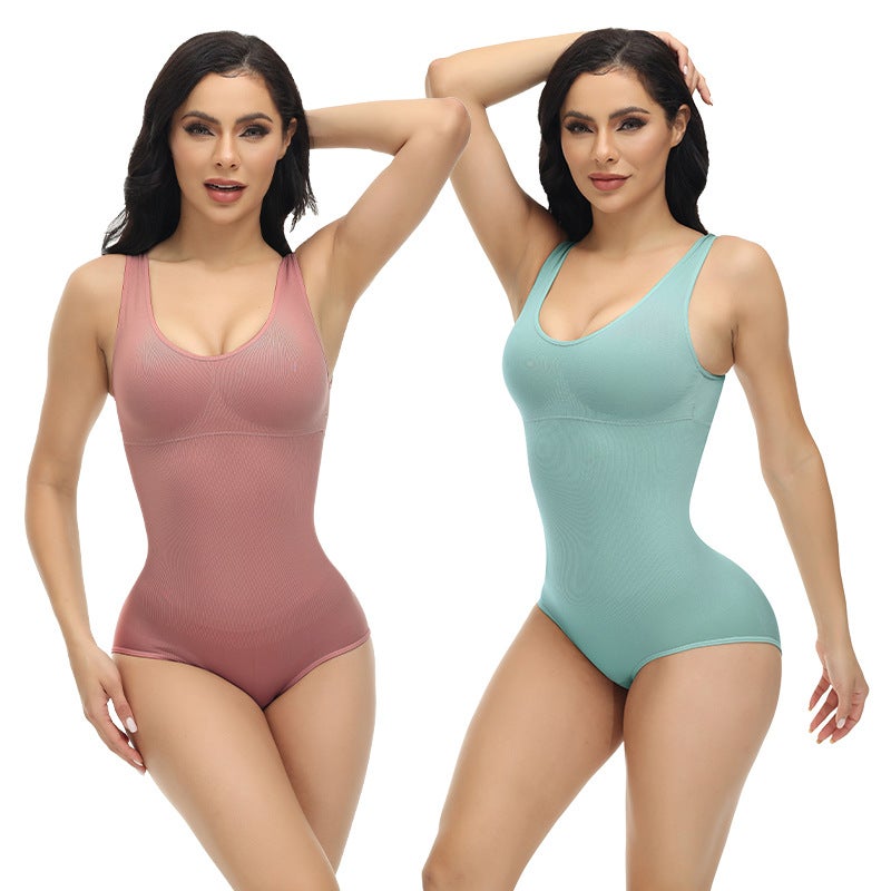 Seamless Shapewear Bodysuit Tummy Control Waist Trainer - Image 1
