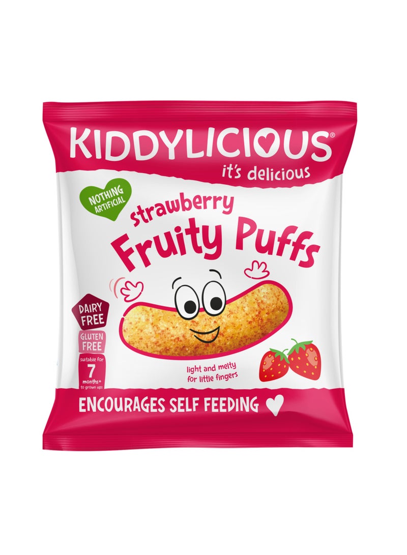 Kiddylicious وجبات خفيفة من الفراولة الفواكهية للأطفال بدون فتات - Image 2
