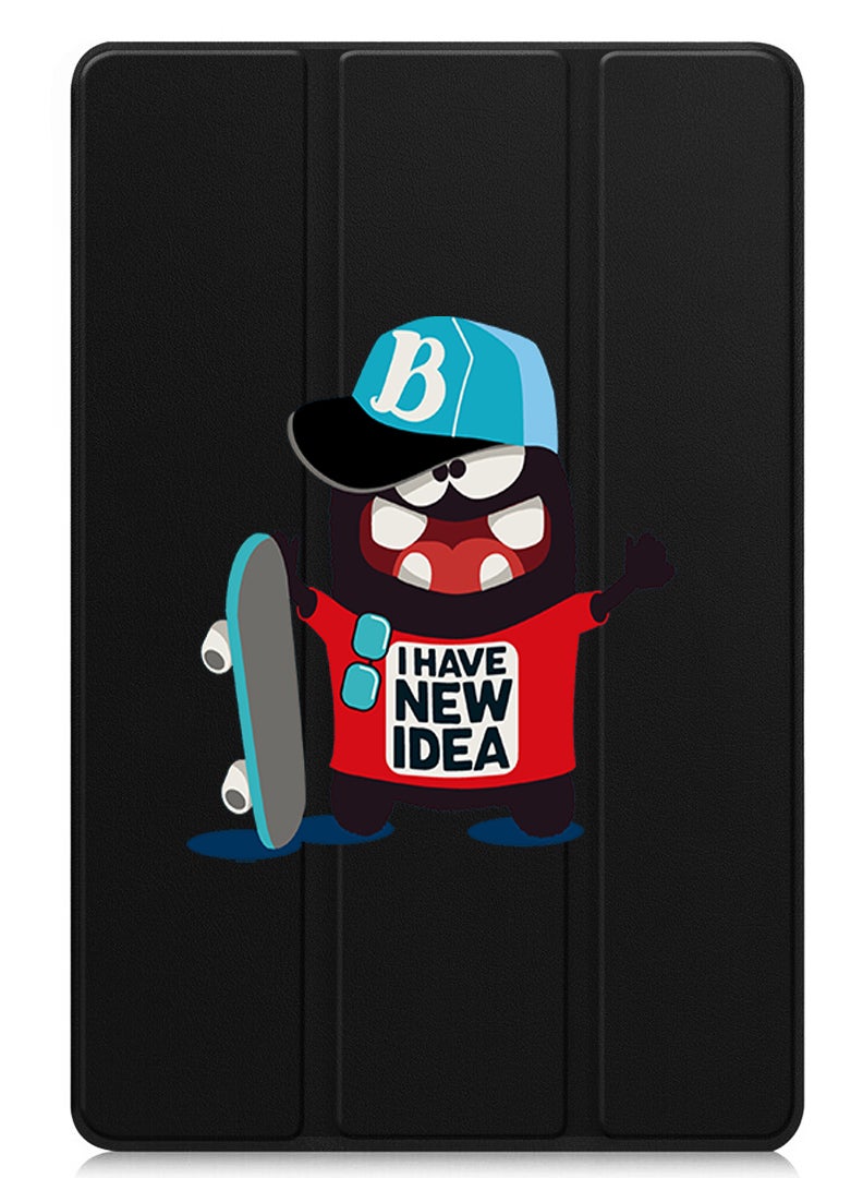 Theodor Protective Flip Case For Apple iPad mini 7th Generation (A17 Pro 2024 / Mini 6 2021 6th Generation) With Trifold Stand Auto Wake Sleep Shockproof Cover I have a new idea - Image 1
