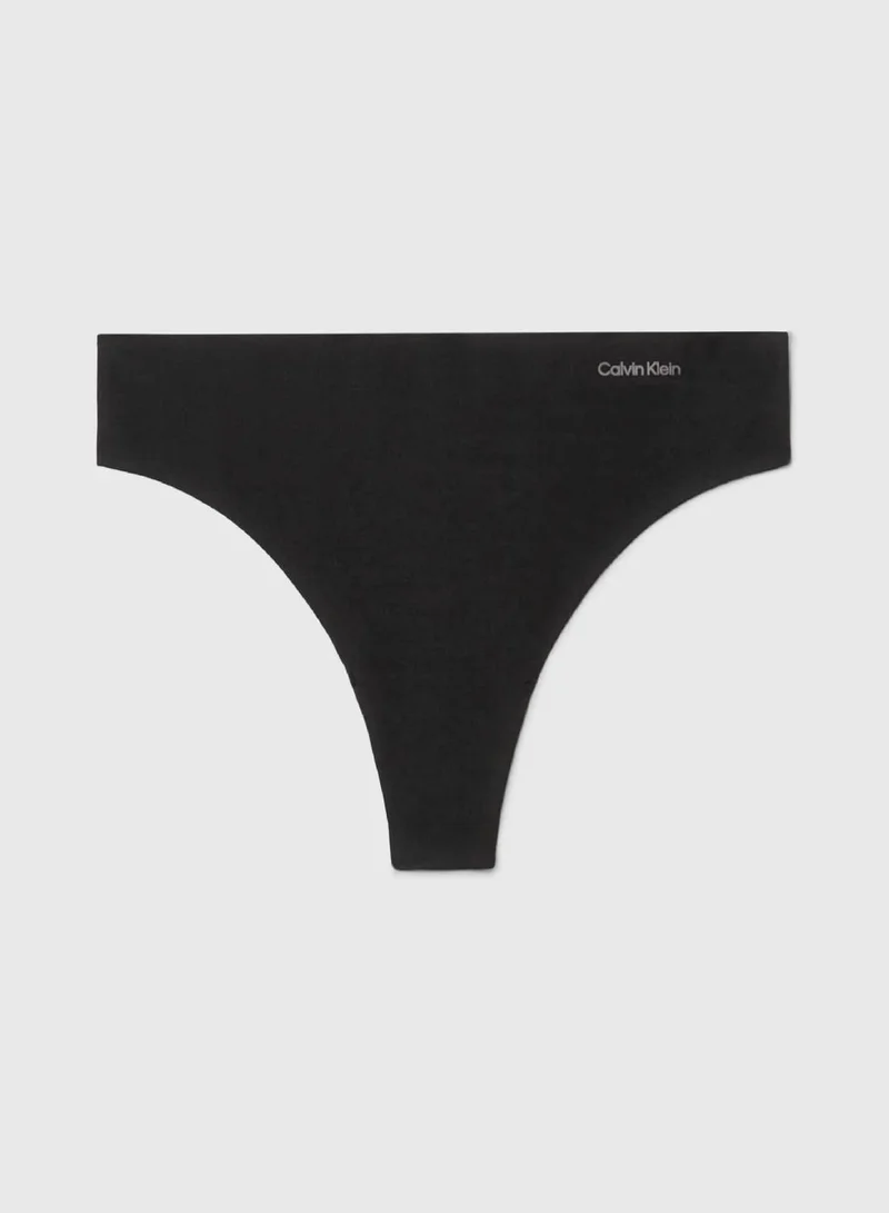 Calvin Klein Black Thong - Invisibles Cotton for Women | Best Price UAE