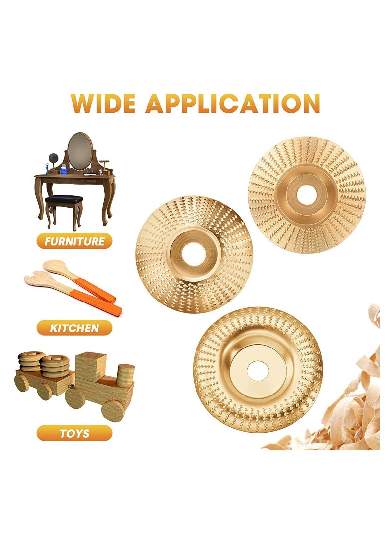3-Pieces Grinding Wheel Shaping Disc Angle Grinder Wood Abrasive - Image 2