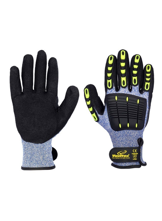 Vaultex RUB72 Nitrile Coated Cut D Impact resistance gloves, Size L, 1 Pair/Pack - Image 3