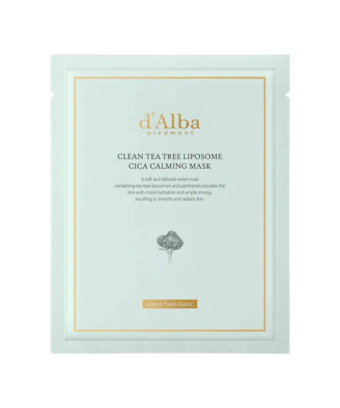 dAlba Clean Tea Tree Liposome Cica Calming Mask 25ml*1ea 25ml