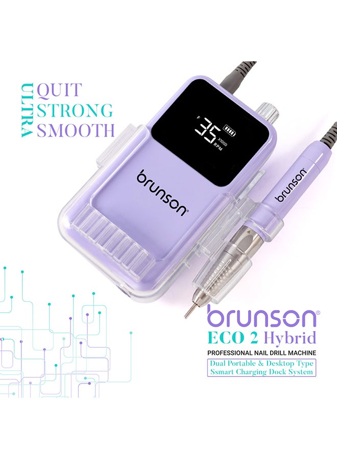 brunson Nail Drill Machine Electric Nail Drills Electric Drill Machine File Polisher Manicure 35000Rpm - Image 4