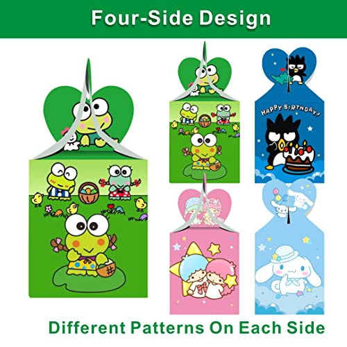 ARHAVI 12Pcs Kitty Kuromi and My Melody Keroppi Pompompurin Badtz Party Favor Gift Boxes for Kids Birthday Party Decorations Supplies - Image 3