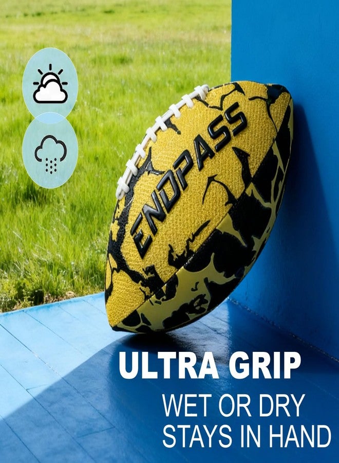 ENDPASS Water Sports Footballs Non-Slip Football Outdoor Beach & Pool Party Games Perfect for Team Play Water Sports and Family Party Game (Yellow, Size 3) - Image 3