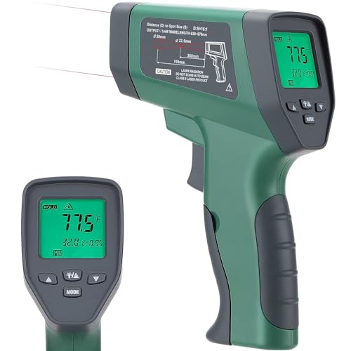 INKBIRDPLUS Temperature Gun Infrared Thermometer for Cooking, Digital Laser Thermometer Gun for Pizza Oven and Reptiles with Backlight, -50℃~750℃ / -58℉~1328℉ (INK-IFT03) - Image 1