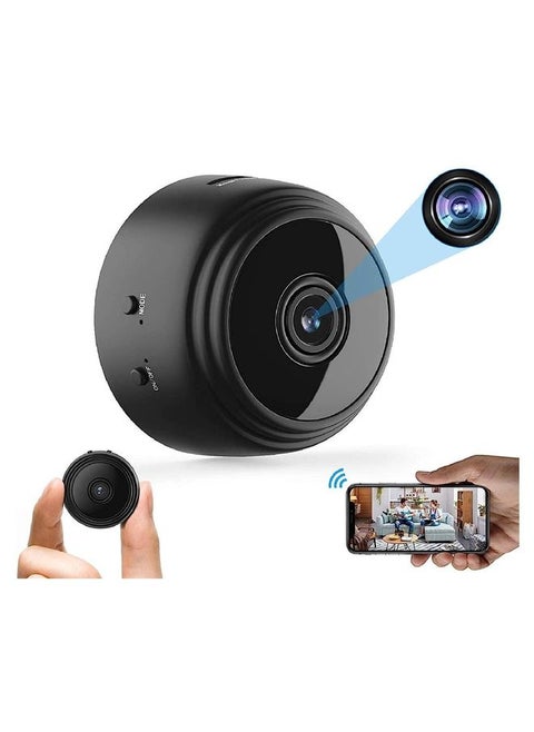 Mini Hidden Camera WiFi Small Wireless Video Camera Full HD 1080P Night Vision Motion Sensor Support SD Card for iPhone Android Video Detection Security Nanny Surveillance Cam