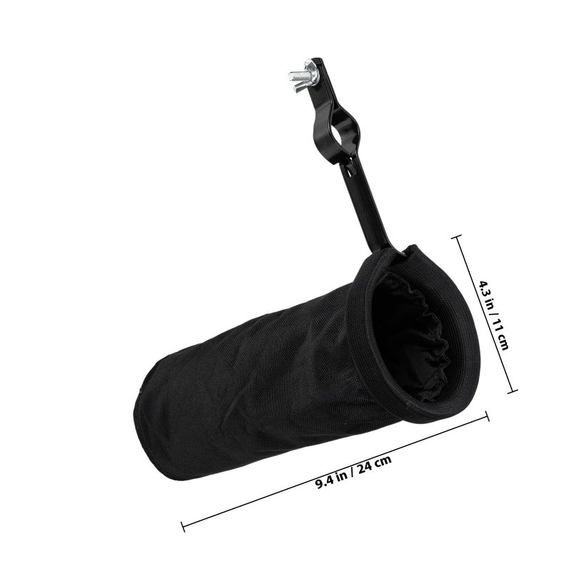 Oxford Fabric Drumstick Holder With Single Screw Bucket Pouch For Drum Set Players - Image 3