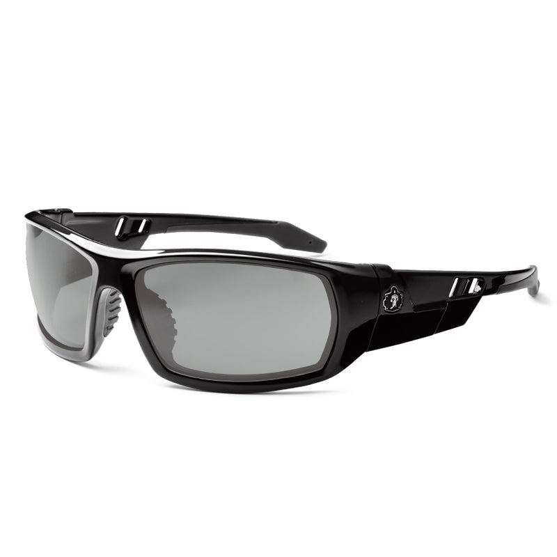 Ergodyne Skullerz Odin Polarized Safety Sunglasses - Black Frame, Smoke Lens - Image 5