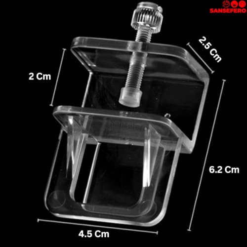 SANSEFERO Premier Plants Aquarium Fish Tank Glass Cover Clip Support Holder Top Cover Adjustable Anti-Escape Holder For Fish Tank ( 6 Pieces) - Image 3