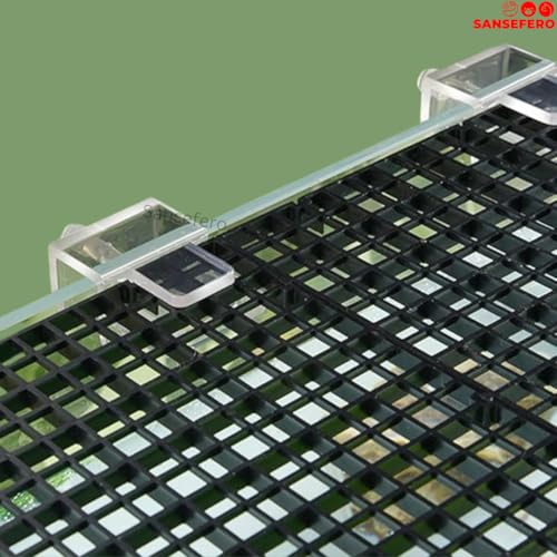 SANSEFERO Premier Plants Aquarium Fish Tank Glass Cover Clip Support Holder Top Cover Adjustable Anti-Escape Holder For Fish Tank ( 6 Pieces) - Image 5