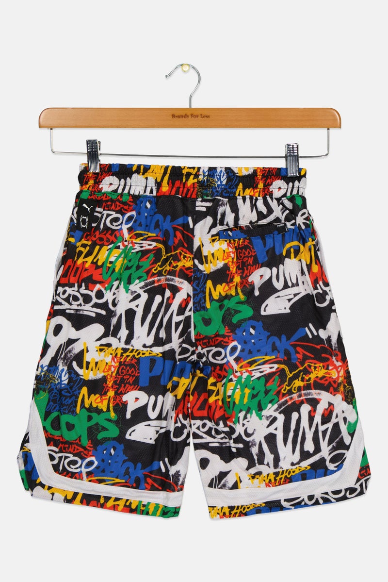PUMA Kids Boy Sportswear Fit Outdoor Shorts, Multicolor - Image 2