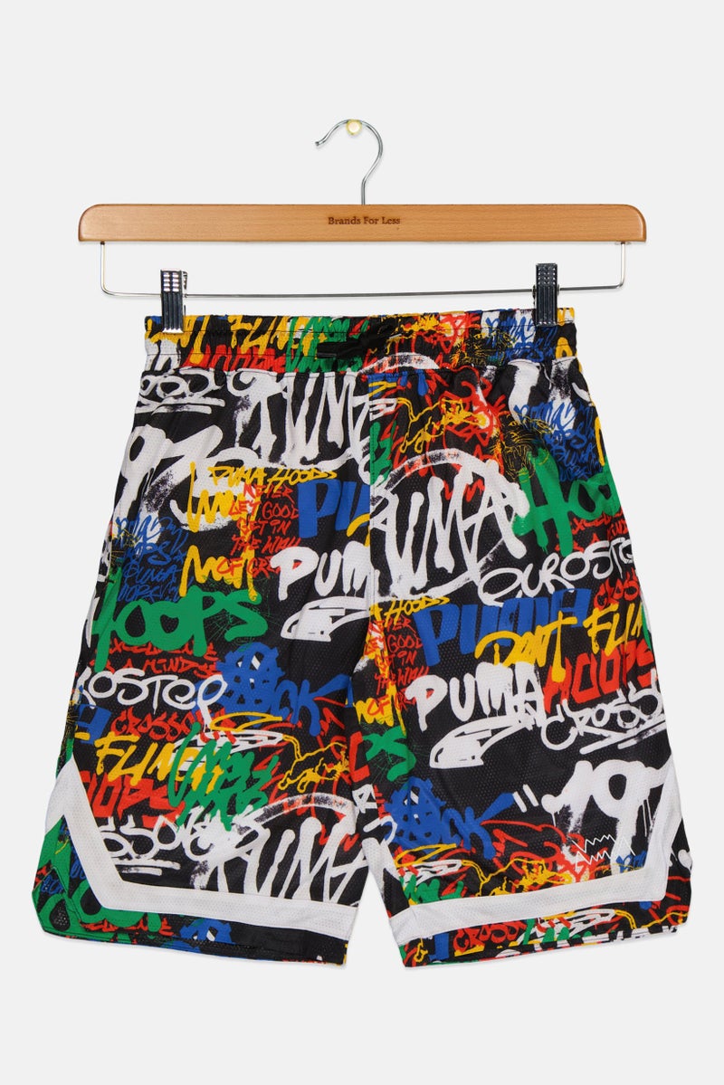 PUMA Kids Boy Sportswear Fit Outdoor Shorts, Multicolor - Image 3