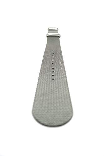 Da Luca Ballistic Nylon Military Watch Strap - Grey (Matte Buckle) : 22mm - Image 4