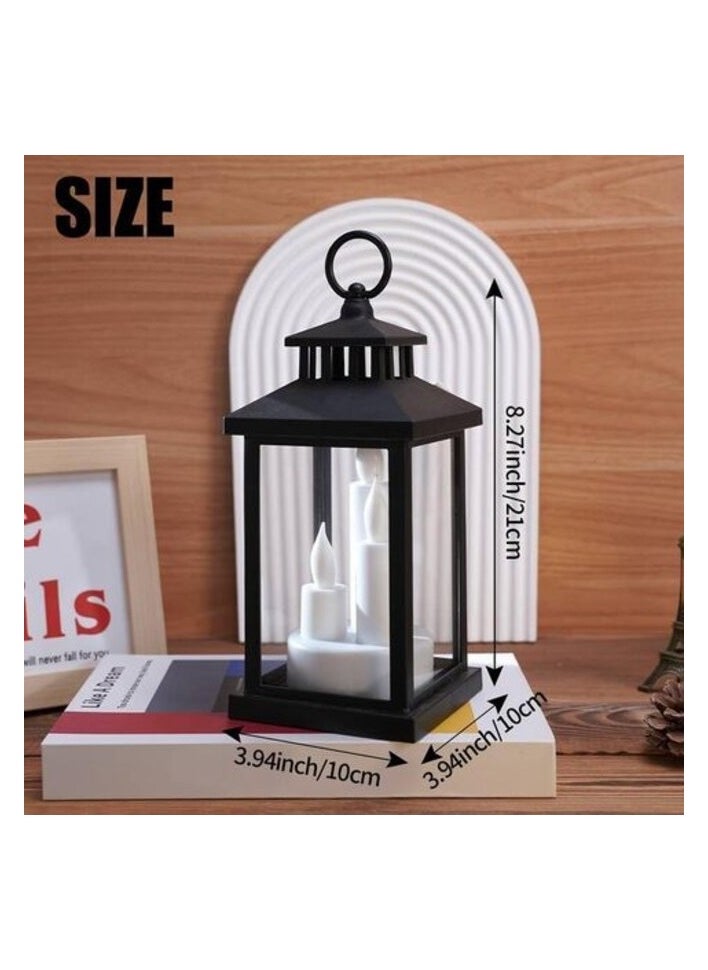 AtrauX LED Small Hanging Lantern With Plastic Candle Holder  - Image 2