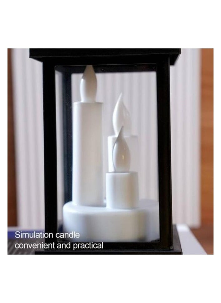 AtrauX LED Small Hanging Lantern With Plastic Candle Holder  - Image 4