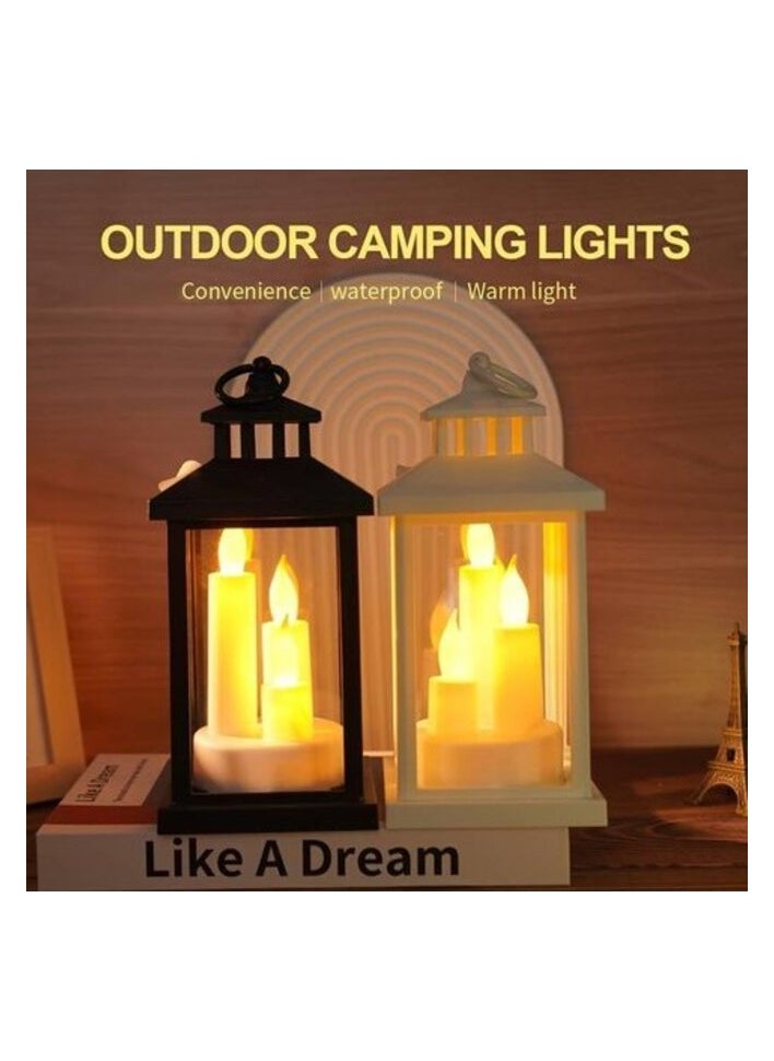 AtrauX LED Small Hanging Lantern With Plastic Candle Holder  - Image 5