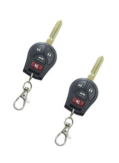 Platinum Platinum Pack of 2 Universal Remote Control NS215 Keyless Entry Systems | Car Door Lock/Unlock, and Trunk Release | with Physical Key  - Image 1
