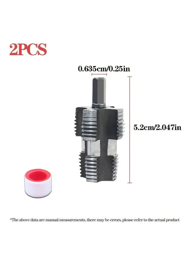مخرطة فتحة الأنبوب الداخلية المضادة للصدأ والمتينة للأنابيب مقاس 1 2 3 4 بوصة - Image 3
