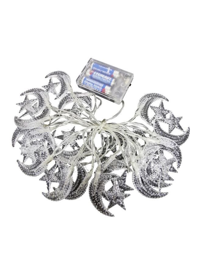 أوت جيك شريط مصابيح LED بأشكال نجوم وقمر خيالية أصفر 2.5x0.8متر - Image 1