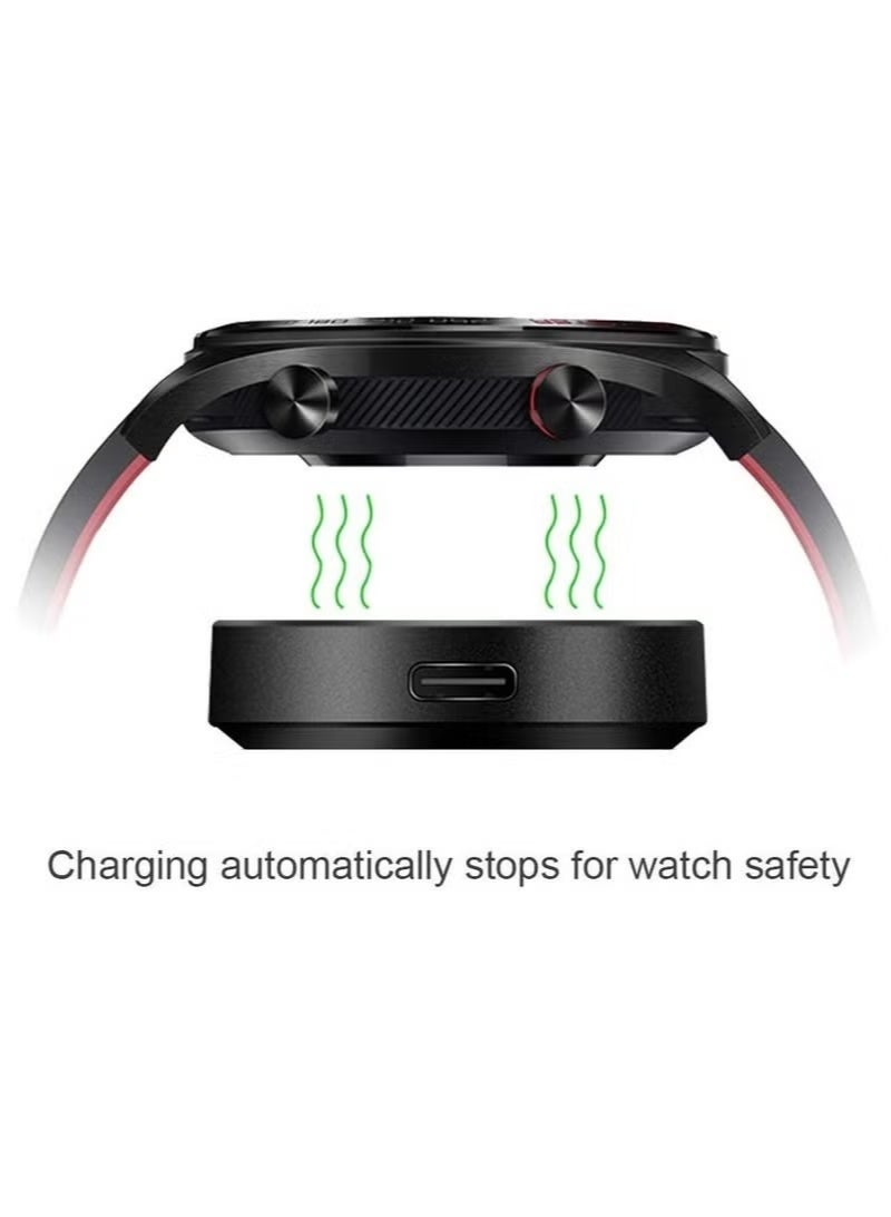 DeHuCg Compatible with Huawei Watch GT/GT2/GT 2e/GT Classic/GT Sport, Honor Watch Magic/Magic 2/Dream/GS Pro Charging Cable and Charging Dock 100cm - Image 2