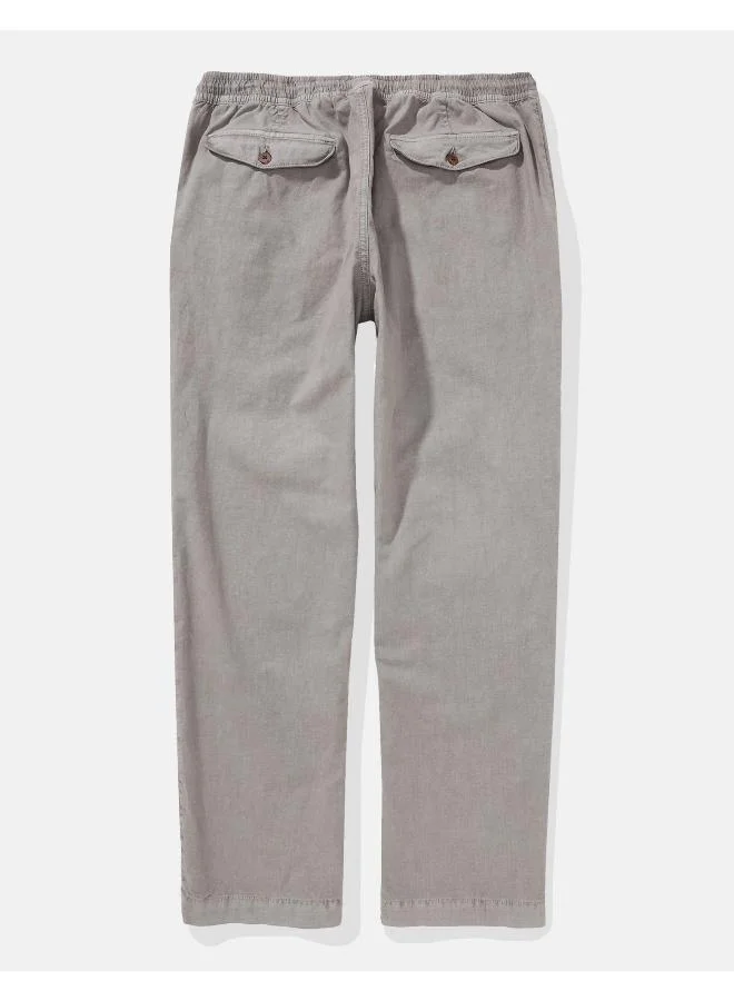 امريكان ايجل AE Flex Linen-Blend Pull-On Athletic Fit Easy Pant